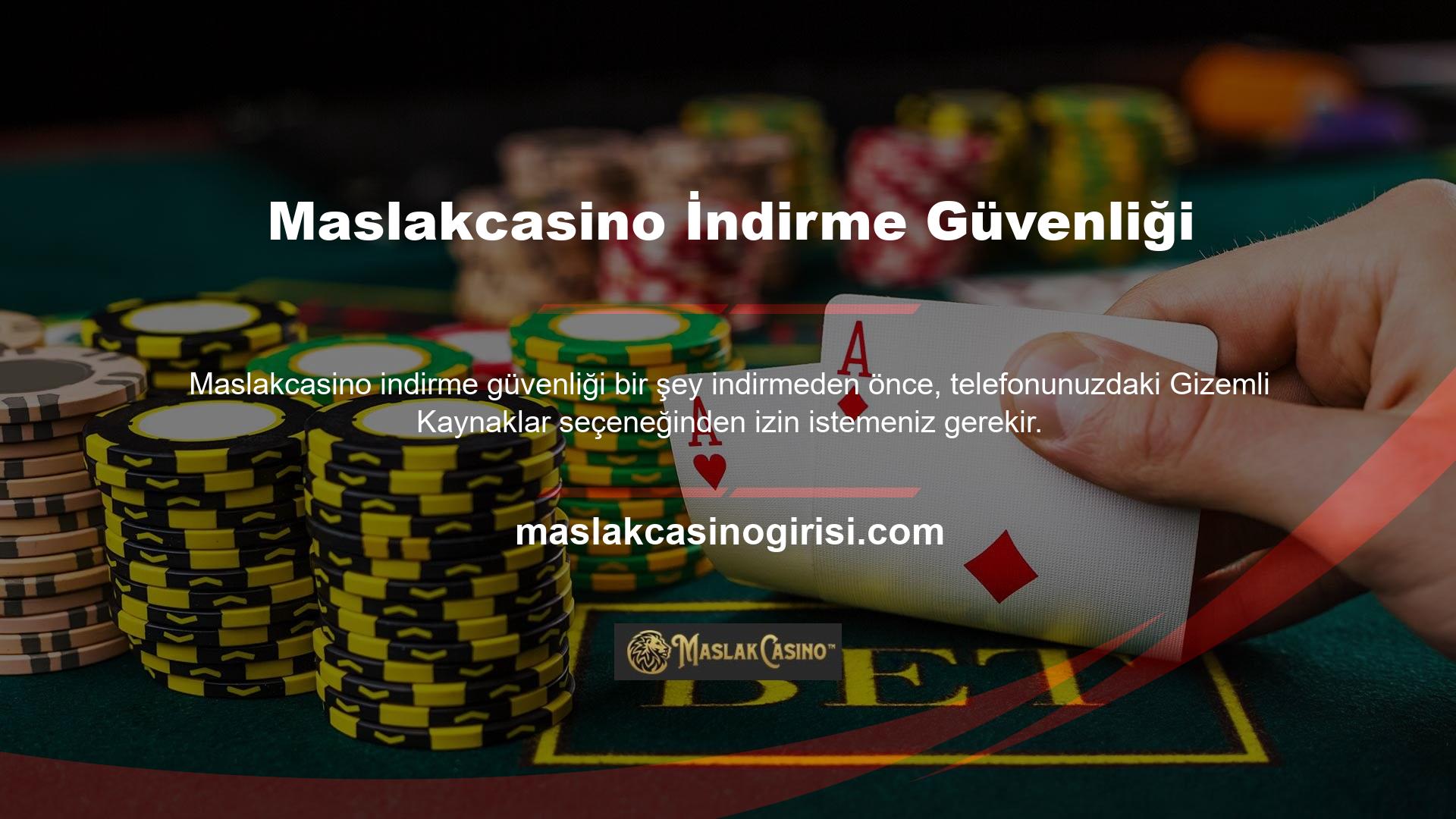 Bilinmeyen kaynakları etkinleştirmek için, ayarları bulmak için menü düğmesini veya uygulama bölmesini kullanabilirsiniz